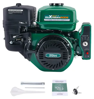Obrázek produktu pro Benzínový motor 7hp 212 ccm 4-taktní 1 válec 3,6KW E-startér Stacionární motor
