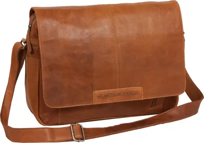 Produktbild von The Chesterfield Brand Umhängetasche Schultertasche mit Laptopfach Richard Shoulderbag Cognac braun