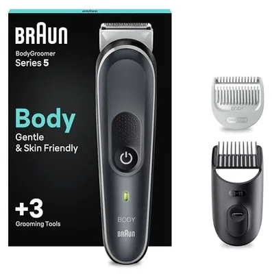 Produktbild von Braun BG5350, Schwarz, Silber, 0,5 mm, 1,1 cm, Ladend, Wechselstrom/Batterie, 100 min