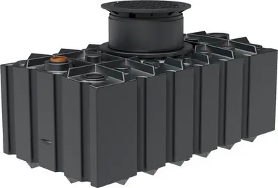 Produktbild von Regenwasser-Flachtank 2.000 Liter GFT 2.0 inkl. Zulaufberuhiger