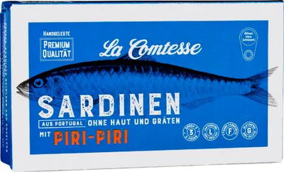 Image de Sardines au piri piri sans peau et sans arêtes au piri piri, 125 g