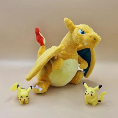 Produktbild von Pokemon Glurak Kuscheltier - 17 cm Plüschtier Charizard