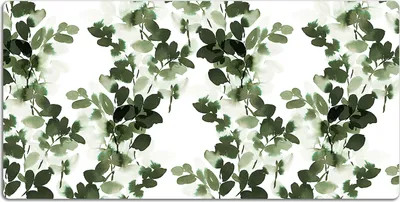 Produktbild von Schreibtischmatte Tischunterlage 120x60 cm Mauspad - Grüne Blätter
