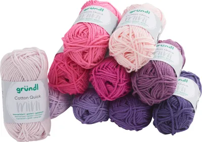 Produktbild von Gründl Baumwolle Quick Mini "Shades of Pink and Violet"