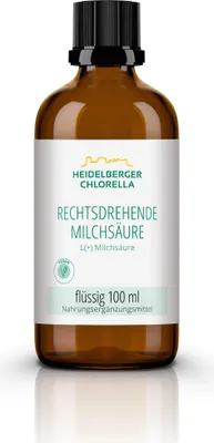 Obrázok produktu pre Heidelberger Chlorella – pravotočivá kyselina mliečna v tekutej forme, 100 ml roztoku