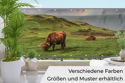 Obrázek produktu pro MuchoWow® Balkonová zástěna na ochranu soukromí -  - 75x300 cm