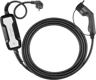 Immagine prodotto di Broom PCD020 Stazione di ricarica mobile regolabile Mode 2 - Tipo 2 - Spina Schuko - 10-16A - 5 metri-BS-PCD020-T2-5M