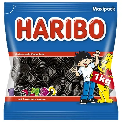 Produktbild von Haribo Lakritz Schnecken 1,0kg