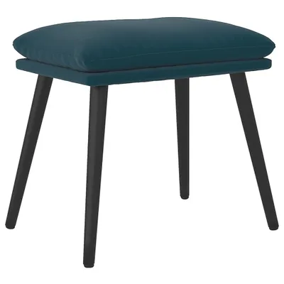 Produktbild von Fußhocker Blau 45x29,5x35 cm Samt