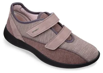 Zdjęcie produktu dla Wełniane brązowe buty na rzepy Mjartan 5010 L181