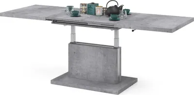 Produktbild von Design Couchtisch Tisch Aston stufenlos höhenverstellbar ausziehbar 120 bis 200cm Esstisch