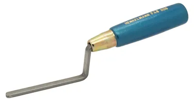 Obrázek produktu pro Jung Henkelmann Stoßfugenkelle Länge 100 mm, Stahl 8 mm, mit Holzgriff