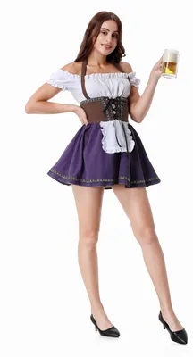 Produktbild von Damen Kostüm mit Bayerischem Dirndl Kleid