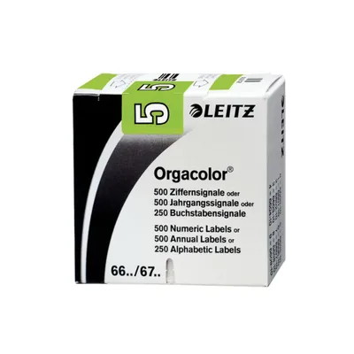 Zdjęcie produktu dla Leitz Orgacolor, Zielony, Zaokrąglony prostokąt, 30 x 23 mm, 73 mm, 73 mm, 30 mm