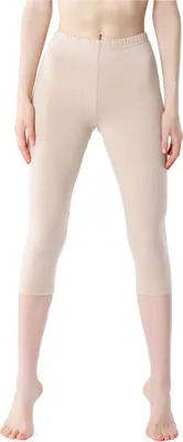 Produktbild von Bellivalini Damen Leggings 3/4 aus Viskose BLV50-204 (Beige, M)