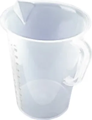 Artikelbild 2 von 'Messbecher, transparent, mit erhabener Skala, 5000 ml, 100 ml Teilung'