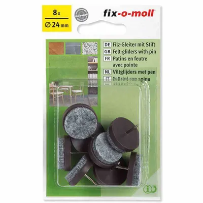 Image de FIX-O-MOLL Gl. feutre avec tige br.24mm 8 pièces