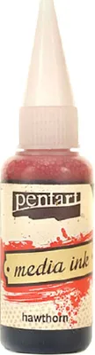Immagine prodotto di PENTART - Inchiostro a base d'alcol - Inchiostro Media - Biancospino 20ml