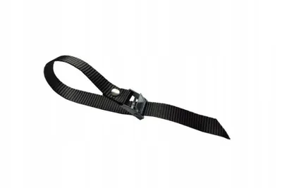 Produktbild von AMOŚ Spanngurt 35 cm mit Stahlklammer – Befestigungsgurt für Fahrradträger Radhalter, robust & universell