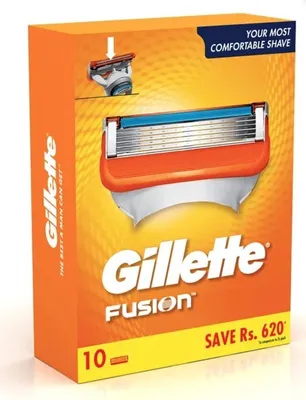 Produktbild von Gillette Fusion Scheermesjes - 10 Stuks