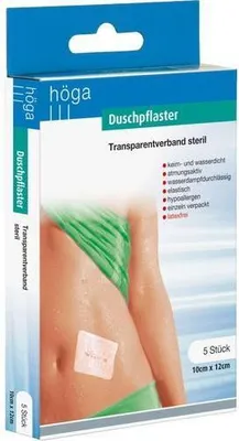 Produktbild von DUSCHPFLASTER 10x12 cm Transparentverband steril