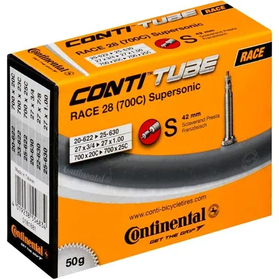 Zdjęcie produktu dla Dętka Continental Race Supersonic 28 – dętka rurowa 60 mm
