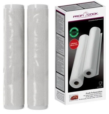 Imagen del producto de ProfiCook 8910155 Proficook Folienrollen 28cm x 6m 2 Rollen