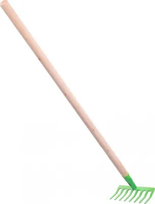Immagine prodotto di TEDDIES Rastrello verde con manico 80 cm