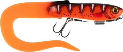 Produktbild von Fox Rage Slick Eel Loaded 35cm # 2/0 - UV Red Wake Gummifisch
