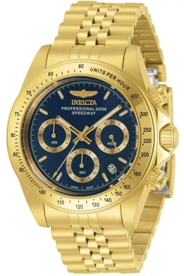 Produktbild von Invicta Speedway 30999 Herrenuhr - Quarzwerk - Edelstahl mit blauem Zifferblatt - 39 mm