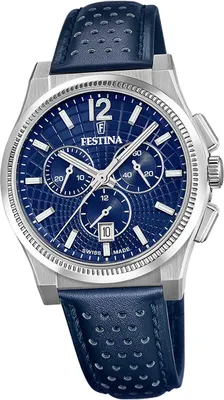 Immagine prodotto di Festina orologio da uomo Swiss pelle blu D2UF20060/2