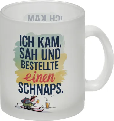 Produktbild von Ich kam, sah, bestellte Schnaps Glas Tasse