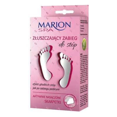 Produktbild von Marion Spa Hornhautsocken - Peeling-Socken - Fußmaske - Seidenweiche, gepflegte Füße, Schwielen loswerden - 3er-Pack