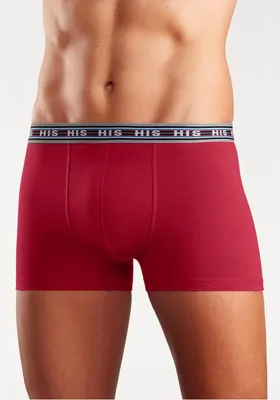 Produktbild von H.I.S. Boxer Boxershorts für Herren 5 -teilig rot Größe M