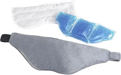 Produktbild von Famanu Augenmaske mit Kühl- und Wärmefunktion - Ergonomisch, mit Klettverschluss