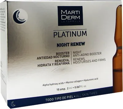 Immagine prodotto di Martiderm Platinum Night Renew 10x2ml fiale