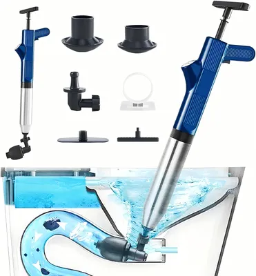 Produktbild von Toilettenkolben, Toiletten Entstopfungspumpe, Saugpumpe für Toilette, Badezimmer, Toiletten Pömpel Pumpe