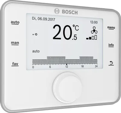Produktbild von BOSCH Zubehör Wohnungslüftung CV 200 Lüftungs-Autarkregler für V5001 / V4000 - 7738112300