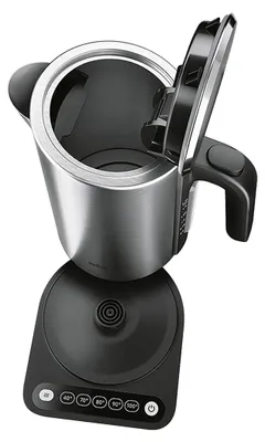 Obrázek produktu pro Braun WK 5205 BK, 1,7 l, 2200 W, Černá, Nerezová ocel, Nerezová ocel, Nastavitelný termostat, Indikátor úrovně vody