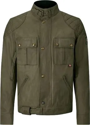 Produktbild von BELSTAFF BROOKLANDS AA Textiljacke olive grün 4XL
