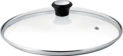 Zdjęcie produktu dla Tefal 280975 pokrywka szklana l z obręczą ze stali nierdzewnej i regulatorem pary l 24 cm
