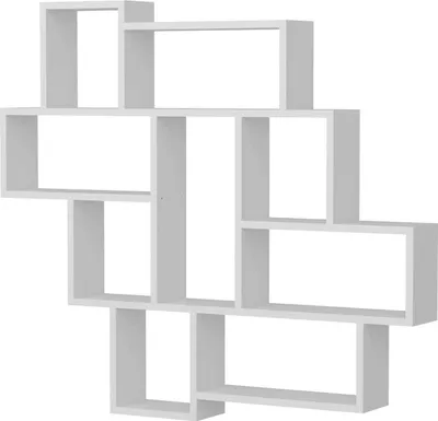 Image de Chapala - Étagère, 116x15x104h cm Blanc, 9 Étagères