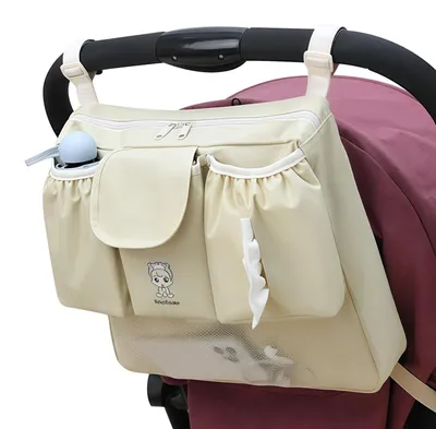 Produktbild von Kinderwagen Organizer mit großer Kapazität für Babybedarf