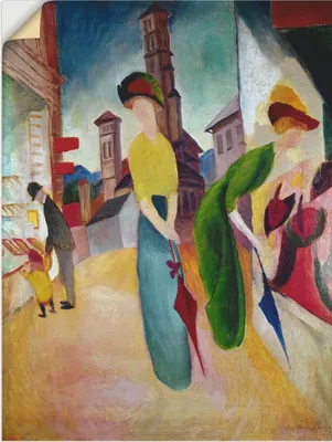 Produktbild von ARTland Wandbild, selbstklebend Vorm Hutladen. 1913 Größe: 60x80 cm