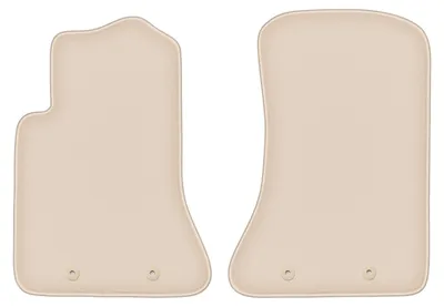 Produktbild von DURBAN Beige Velours-Fußmatten vorne für Opel Omega B Limousine, Kombi (1994-2003)