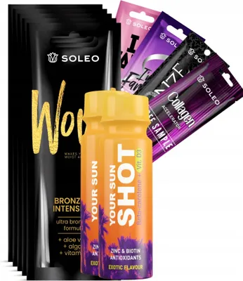 Zdjęcie produktu dla Soleo Wow 5x15ml Utra Bronzer Do Opalania + Gratisy