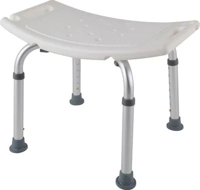 Produktbild von NAIZY Aluminium Höhenverstellbar Badhocker Duschstuhl Duschhilfe Duschsitz Badsitz Duschhocker für die professionelle Pflege