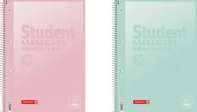 Immagine prodotto di BRUNNEN 106732896 Collegeblöcke Student Pastell DIN A4 kariert Innen- und Außenrand
