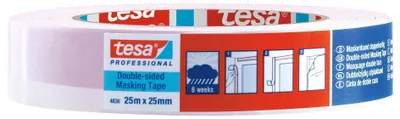 Imagen del producto de tesa 04836-00001-00: Cinta adhesiva de doble cara (largo x ancho) 25.00 m x 25.00 mm, 1 unidad