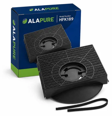 Produktbild von Alapure Aktivkohlefilter geeignet für Bosch 491429 / 00491429, KI-generiertes Bild